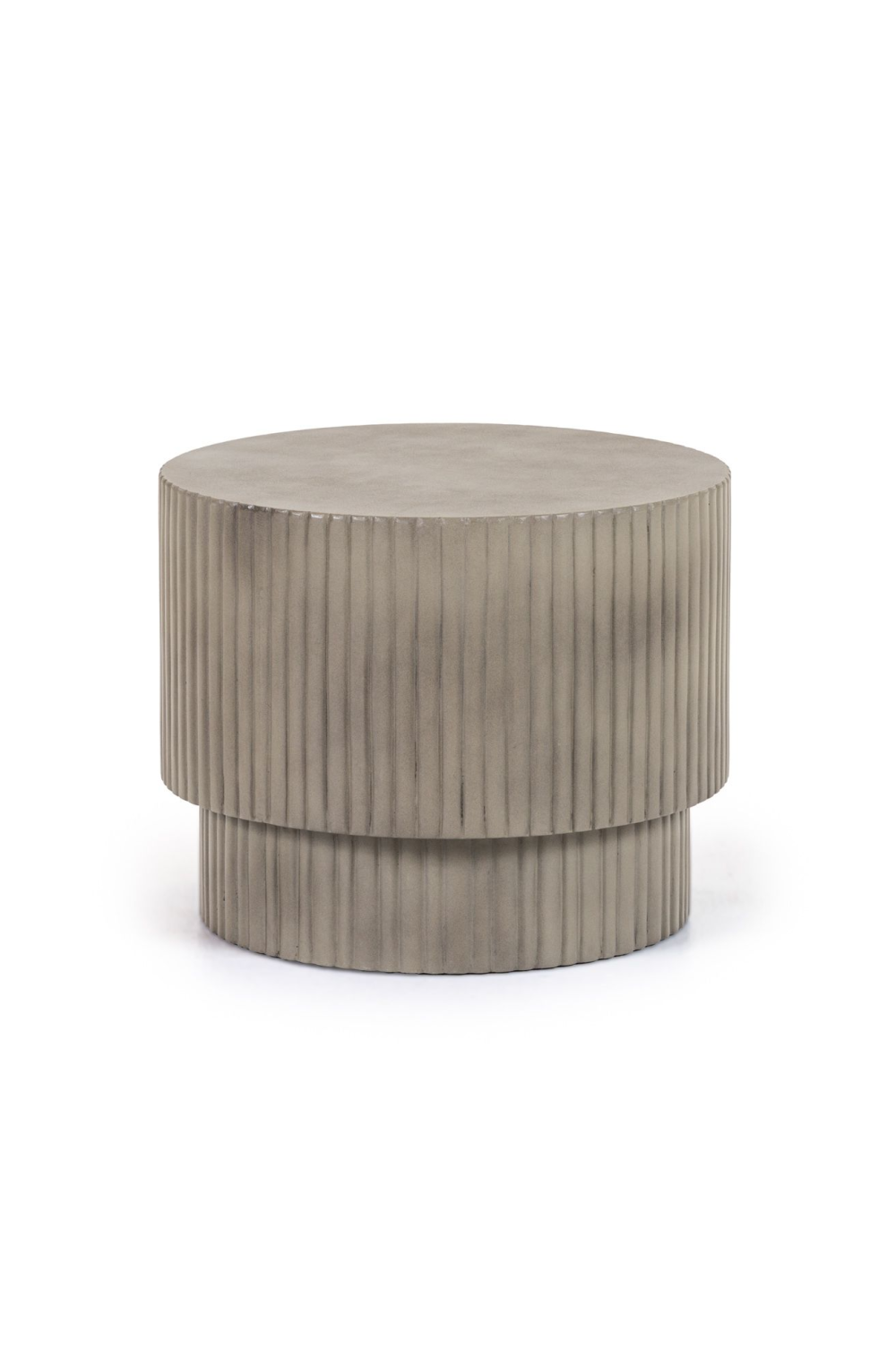 Concrete Round End Table | OROA Modern Gruver | Oroa.com
