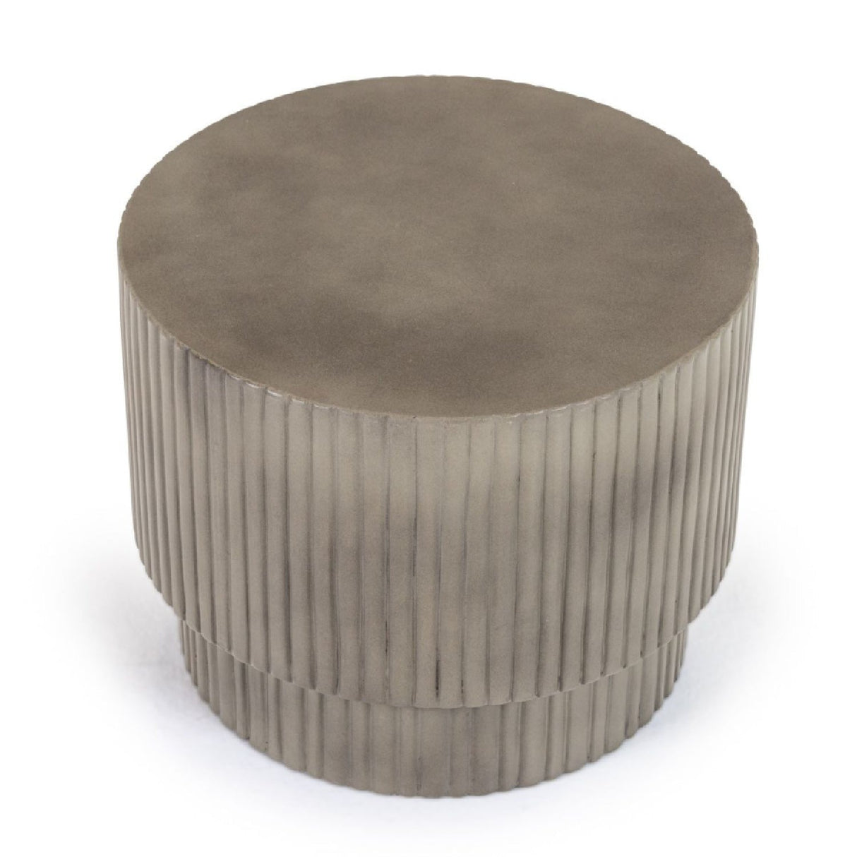Concrete Round End Table – Gruver – alternate view 7