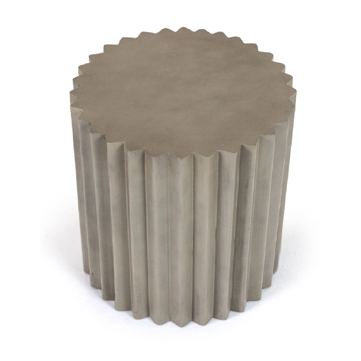 Ribbed Cylindrical End Table | Oroa.com
