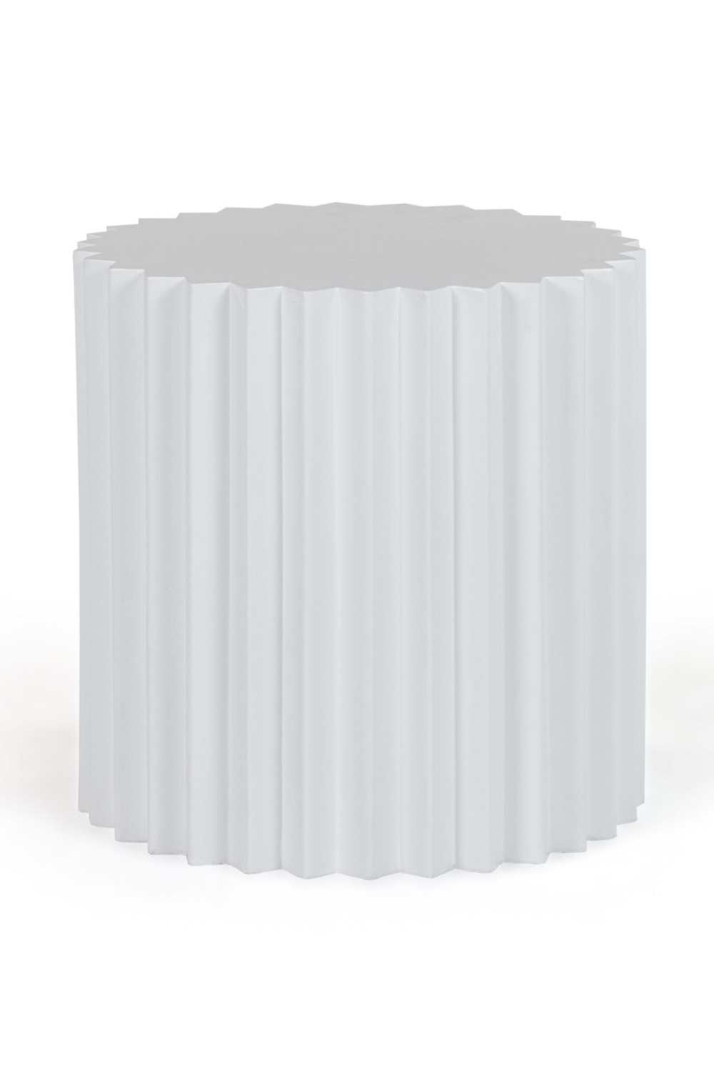 Ribbed Cylindrical End Table | OROA Modern Evadale | Oroa.com