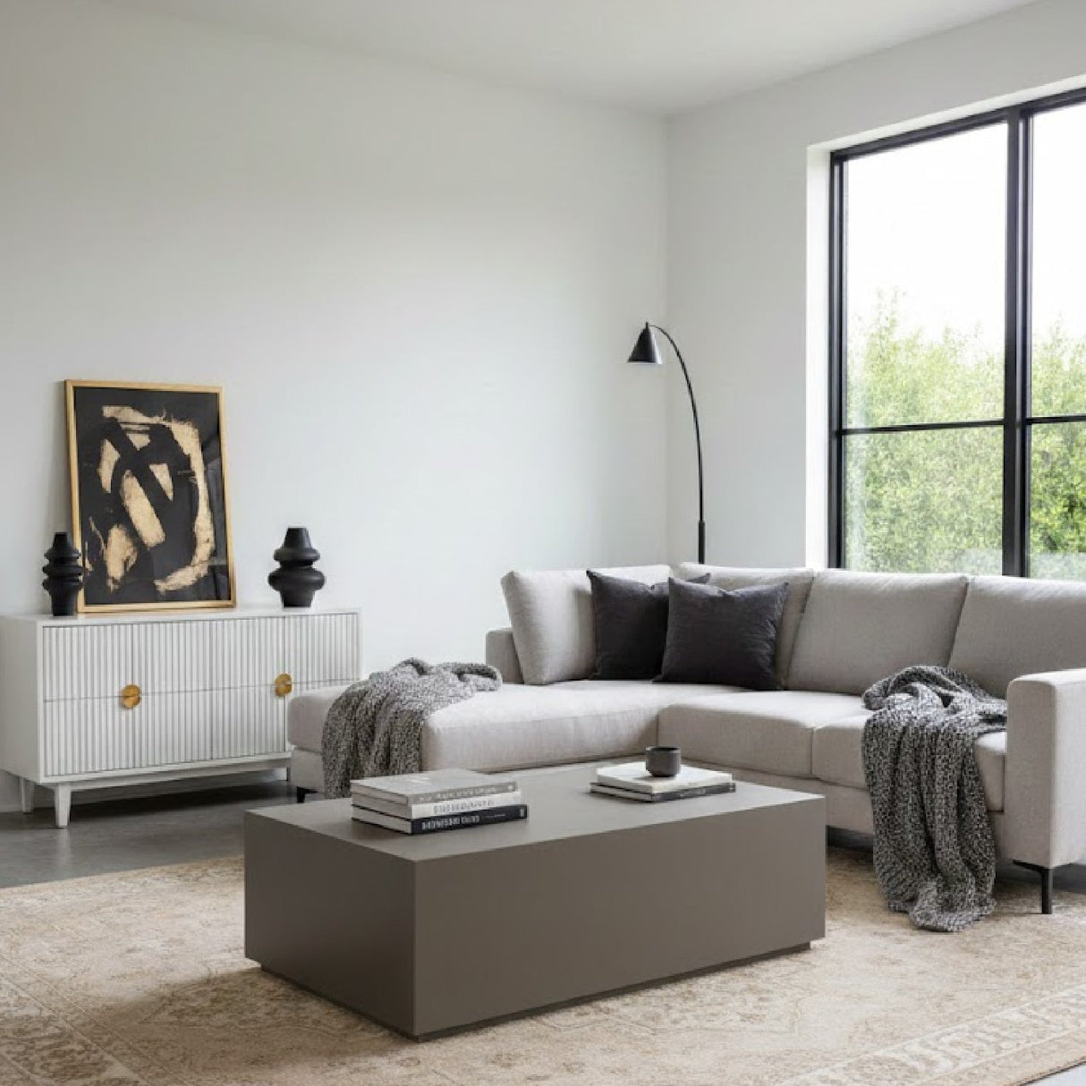 Terrazzo Concrete Coffee Table | OROA Modern Fresno | Oroa.com