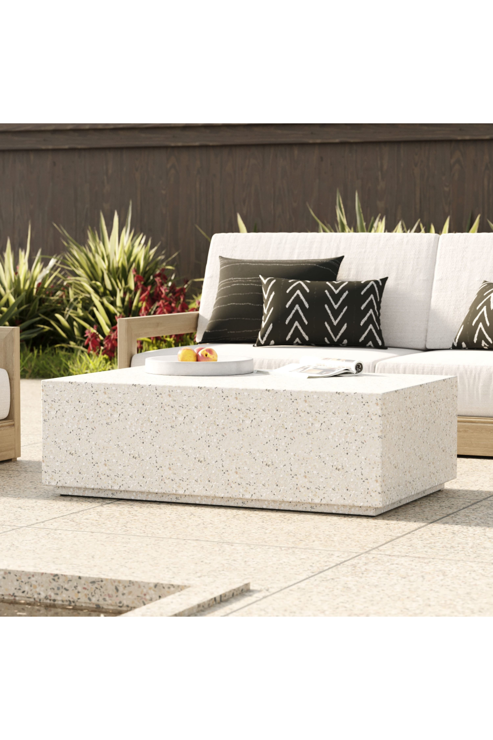 Terrazzo Concrete Coffee Table | Oroa.com