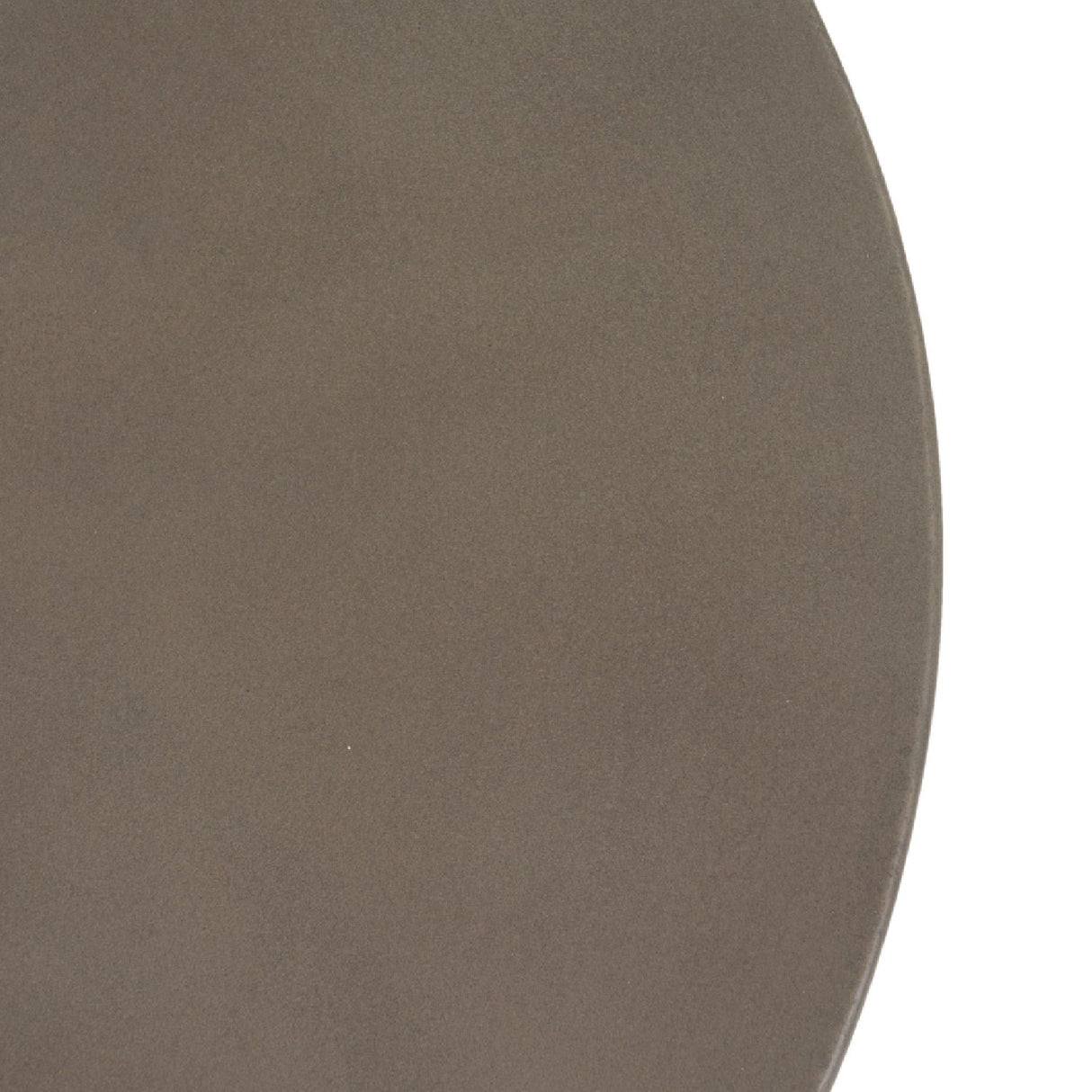 Gray Concrete Cylindrical End Table – Morley – rear view