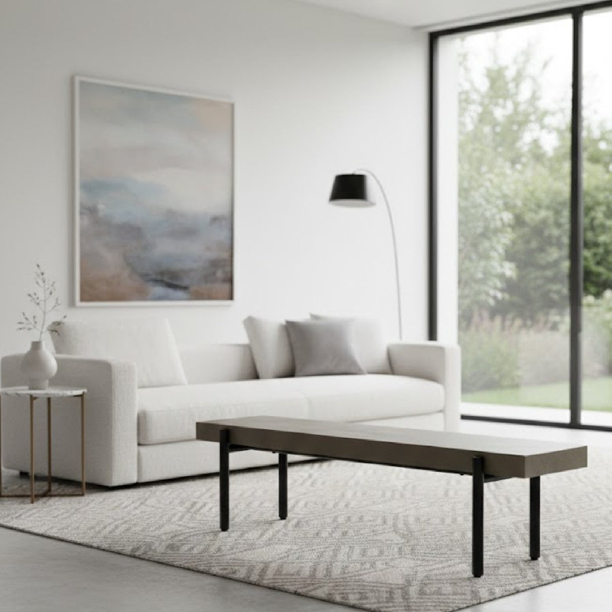 Concrete Finished Bench | OROA Modern Timlin | Oroa.com