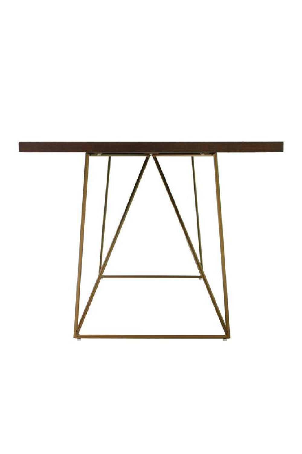 Antique Brass Legged Dining Table | OROA Modern Marcia | Oroa.com