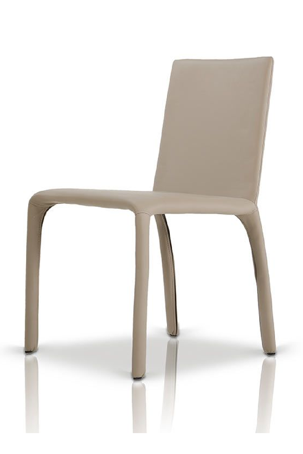 Gray Vegan Leather Dining Chairs (2) | Oroa.com