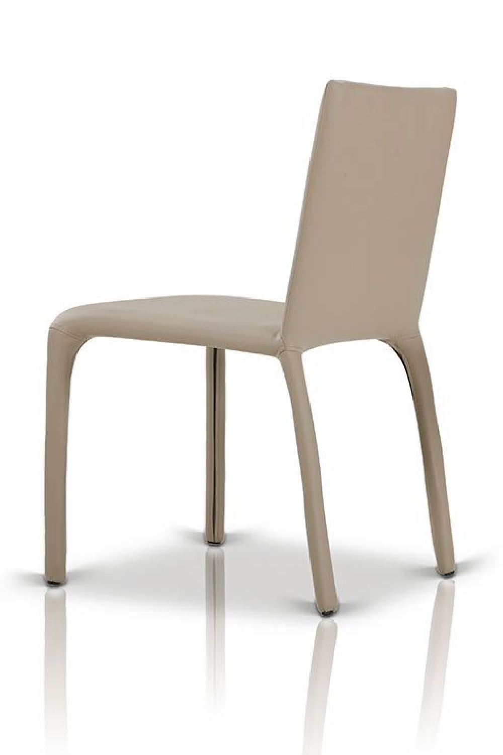Gray Vegan Leather Dining Chairs (2) | Oroa.com