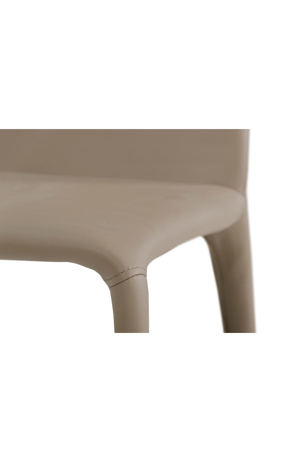 Gray Vegan Leather Dining Chairs (2) | Oroa.com
