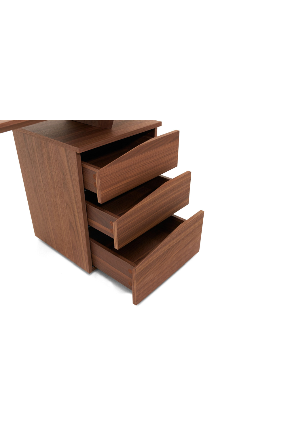 3-Drawer Walnut Desk | OROA Modern Walton | Oroa.com