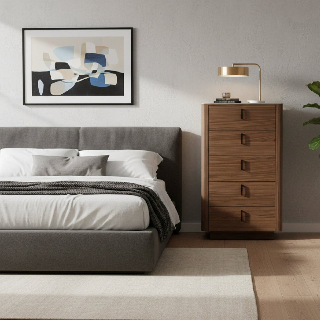 5-Drawer Walnut Chest | OROA Modern Chelton Oroa.com