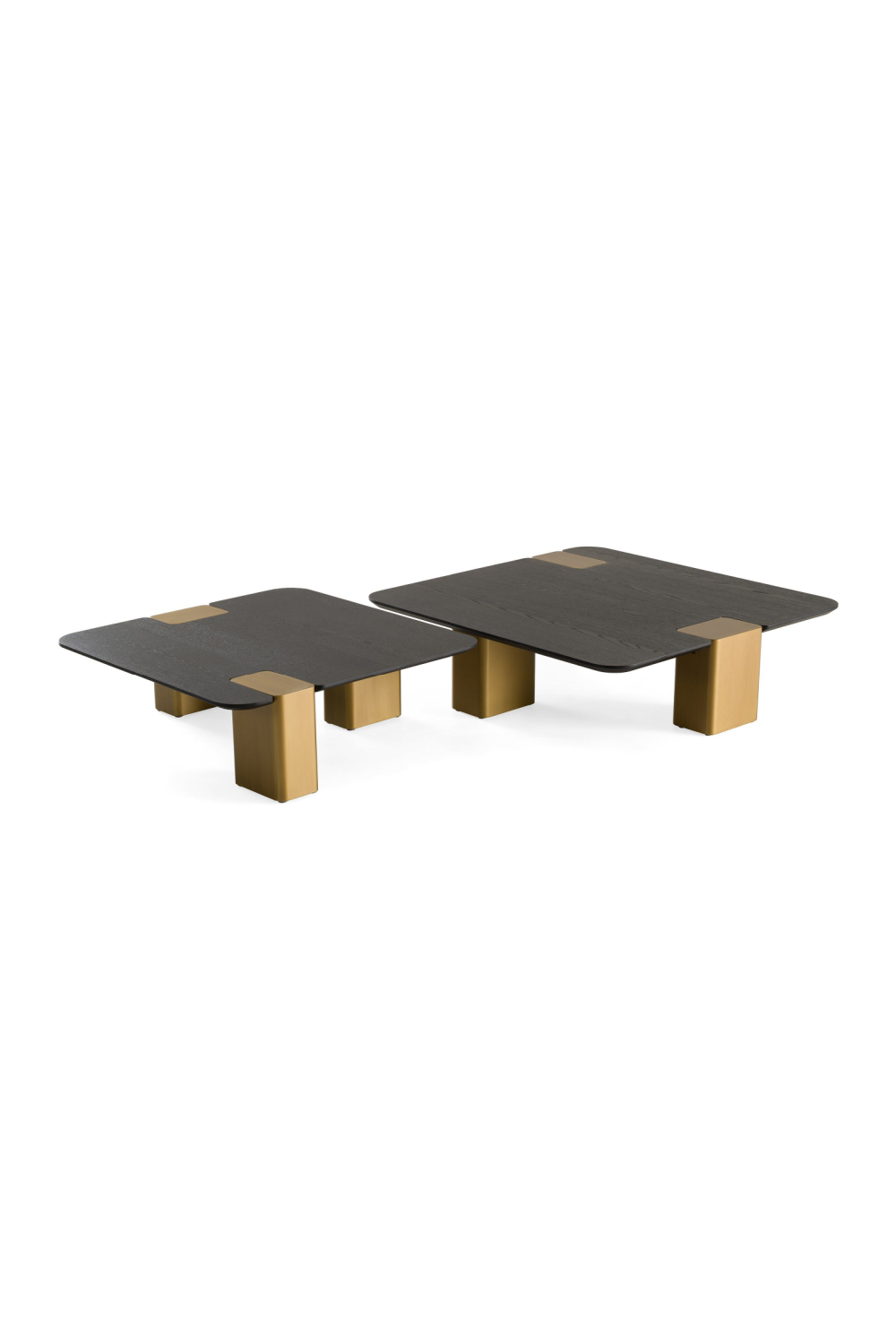 Black Oak Nesting Coffee Tables (2) | Oroa.com