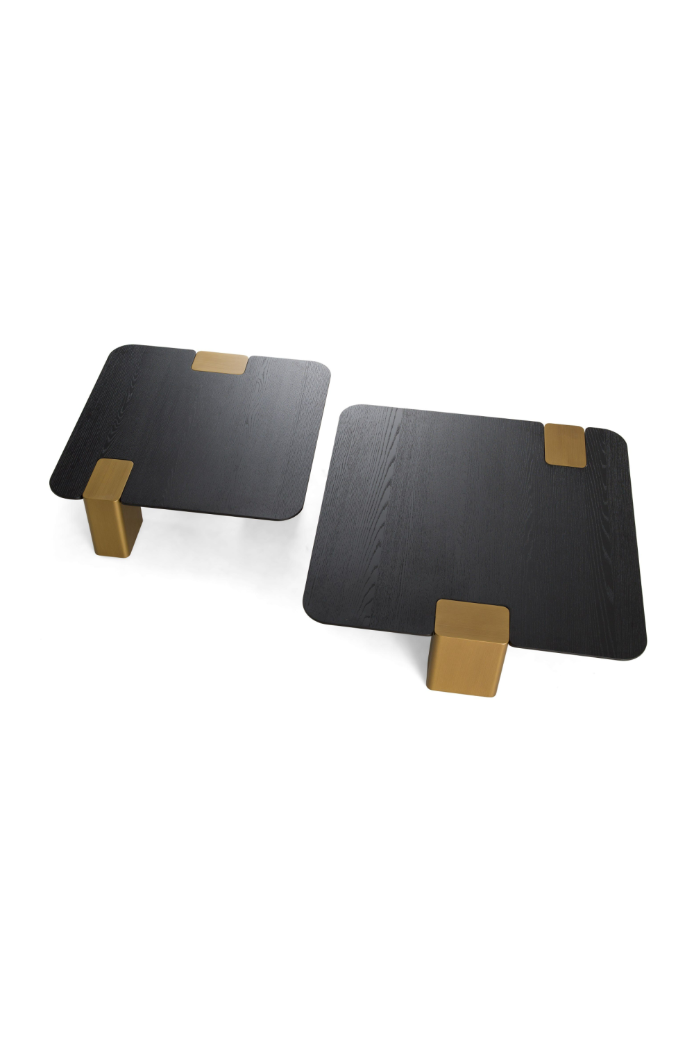 Black Oak Nesting Coffee Tables (2) | OROA Modern Harold | Oroa.com