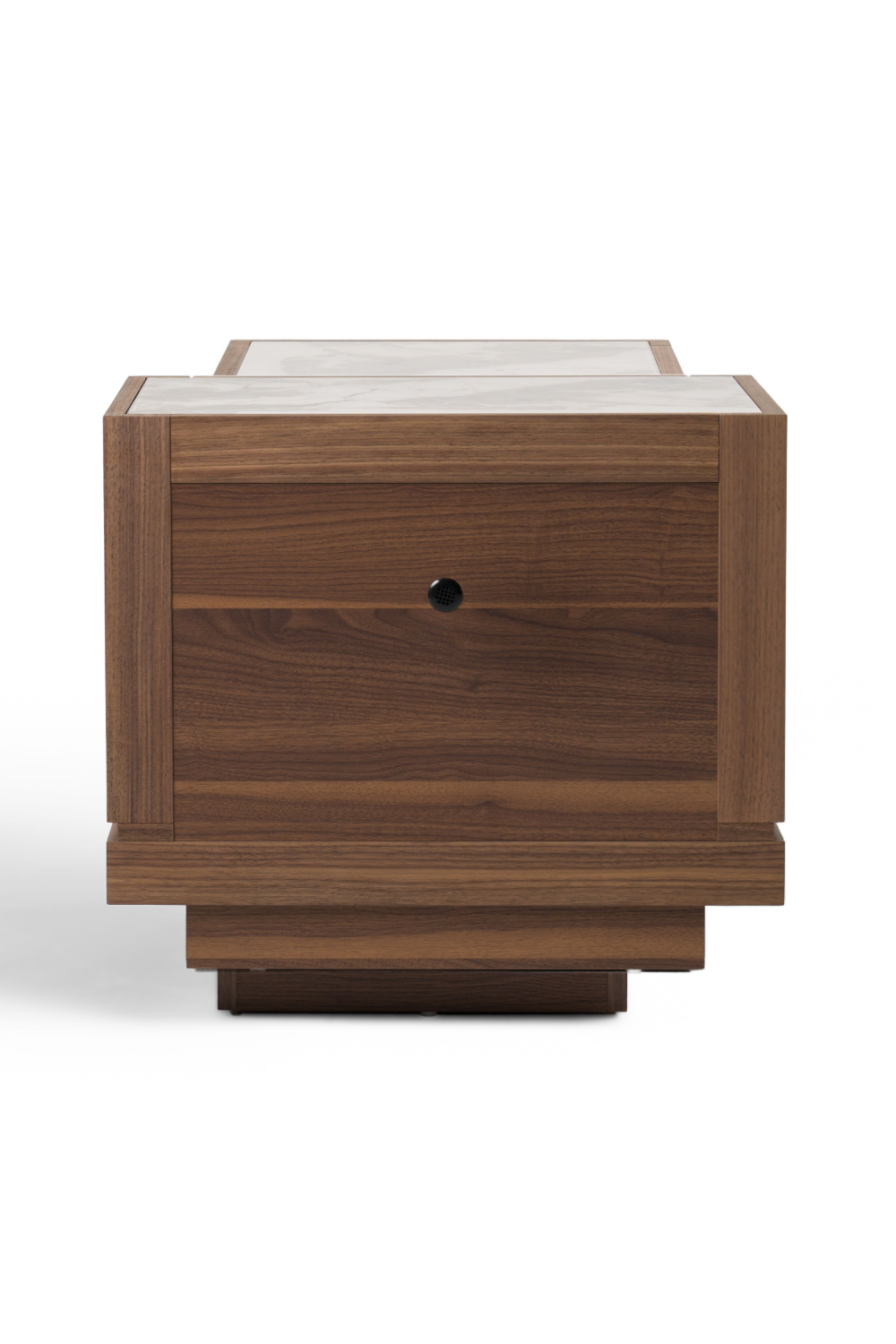 2-Drawer Walnut Nightstand | OROA Modern Bailey | Oroa.com