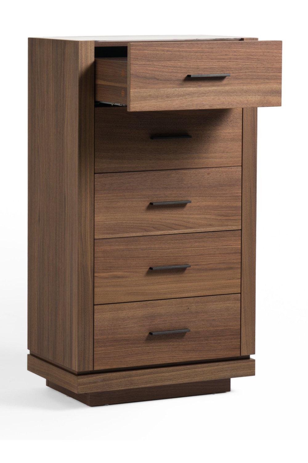 5-Drawer Walnut Chest | Oroa.com