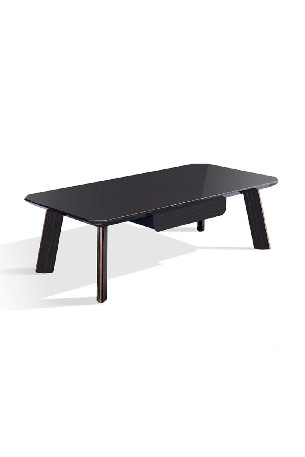 1-Drawer Ebony Coffee Table | OROA Modern Chadwick | Oroa.com