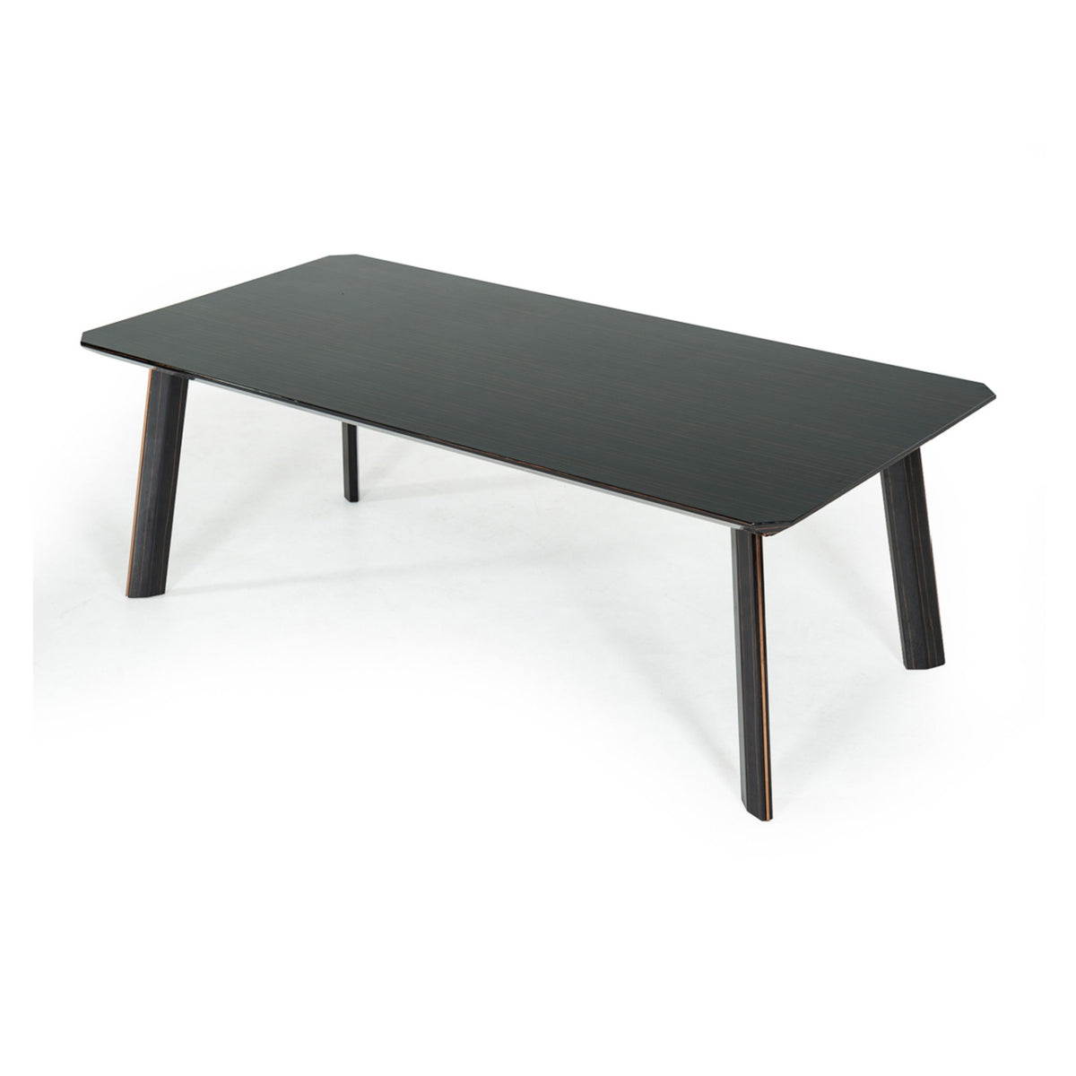 Black & Rosegold Dining Table | OROA Modern Chadwick