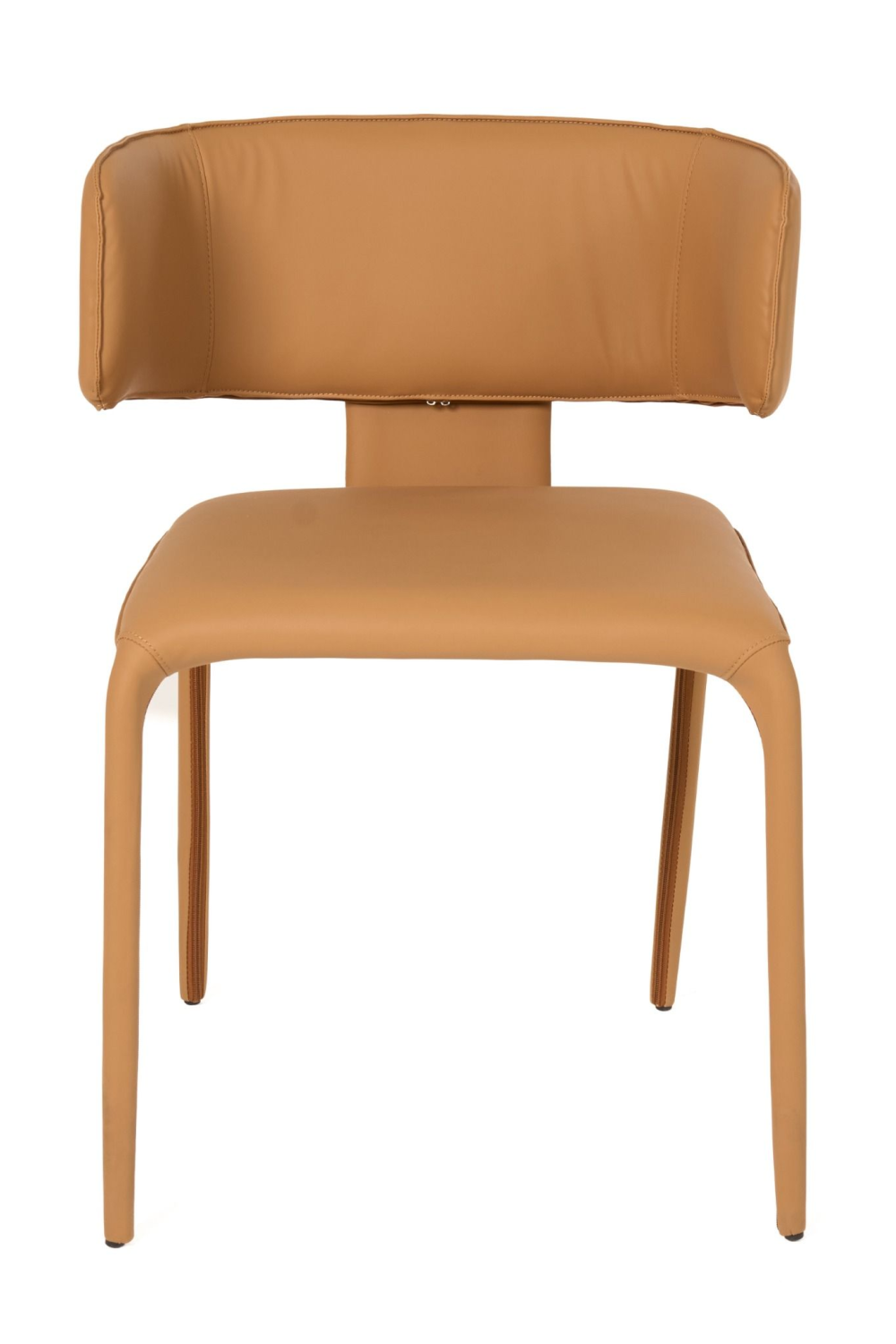 Contoured-Back Vegan Leather Dining Chair | OROA Modern Odessa | Oroa.com
