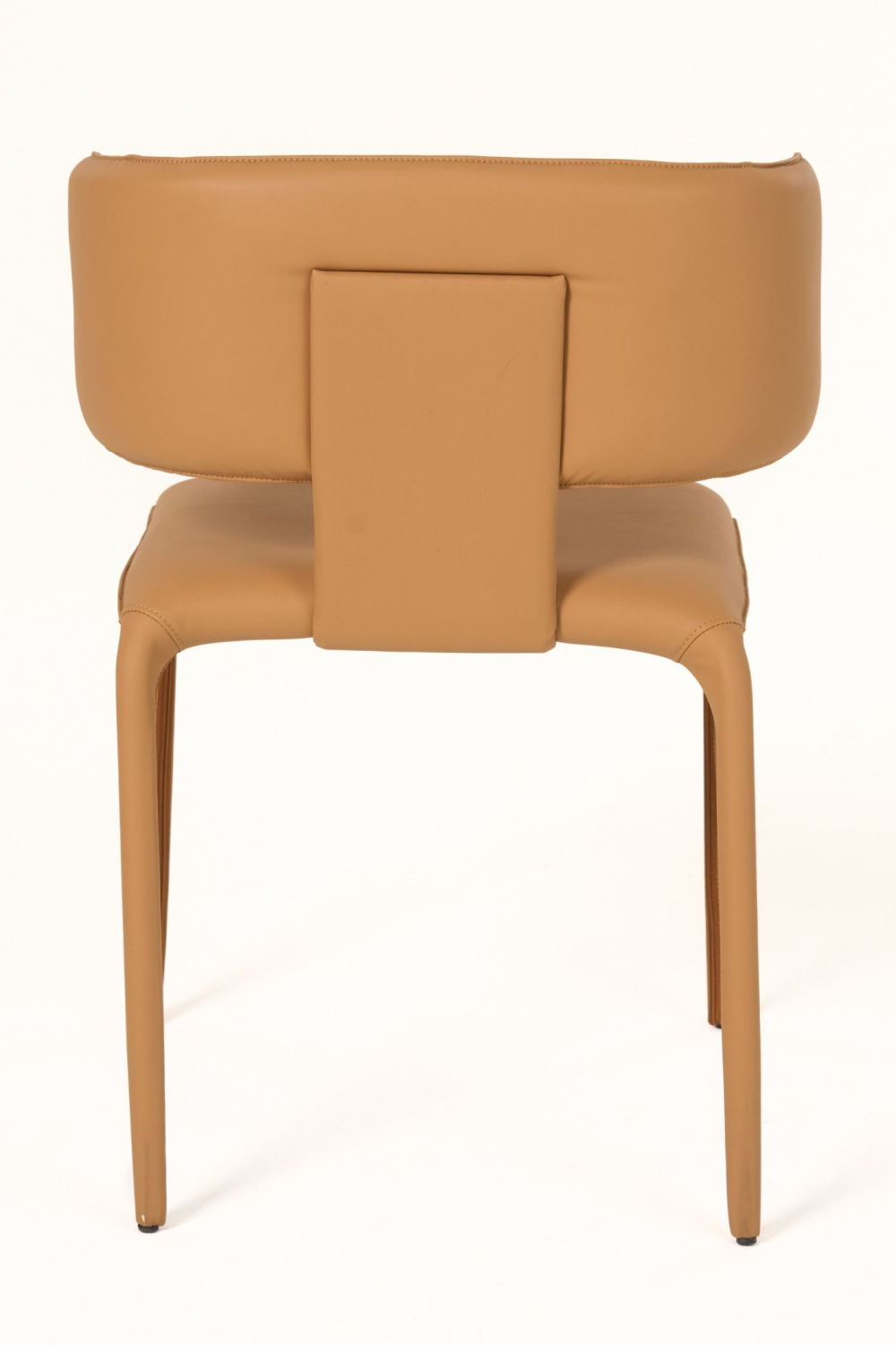 Contoured-Back Vegan Leather Dining Chair | OROA Modern Odessa | Oroa.com
