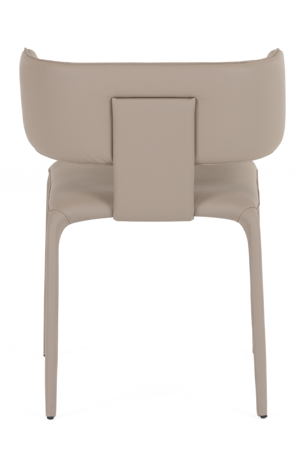 Contoured-Back Vegan Leather Dining Chair | OROA Modern Odessa | Oroa.com