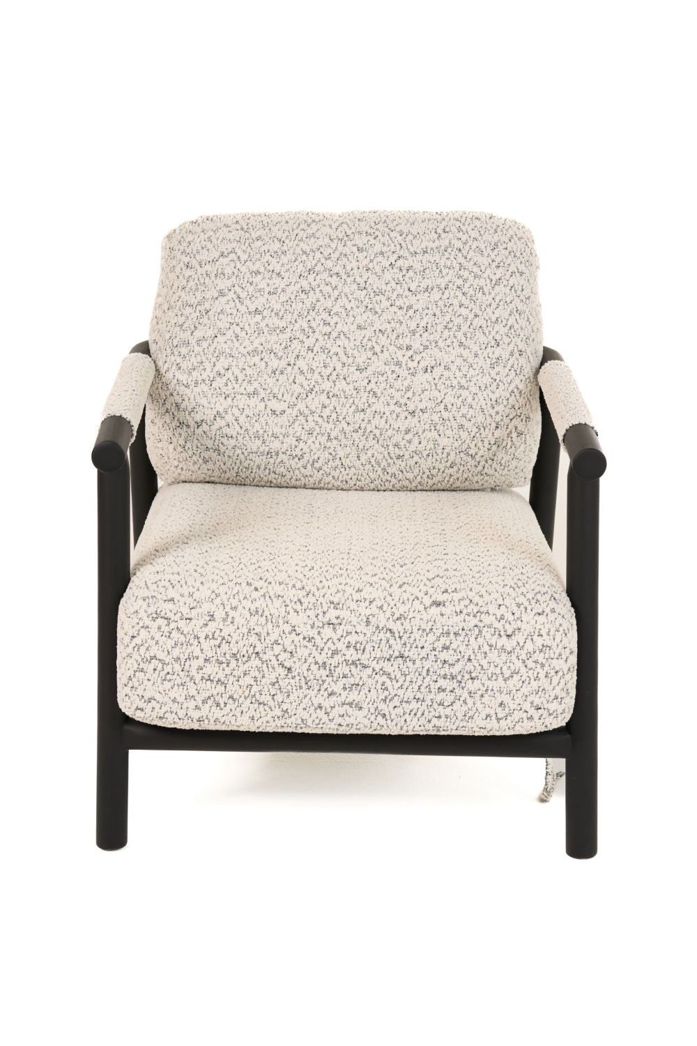 Black Framed Gray Accent Chair | OROA Modern Balko | Oroa.com