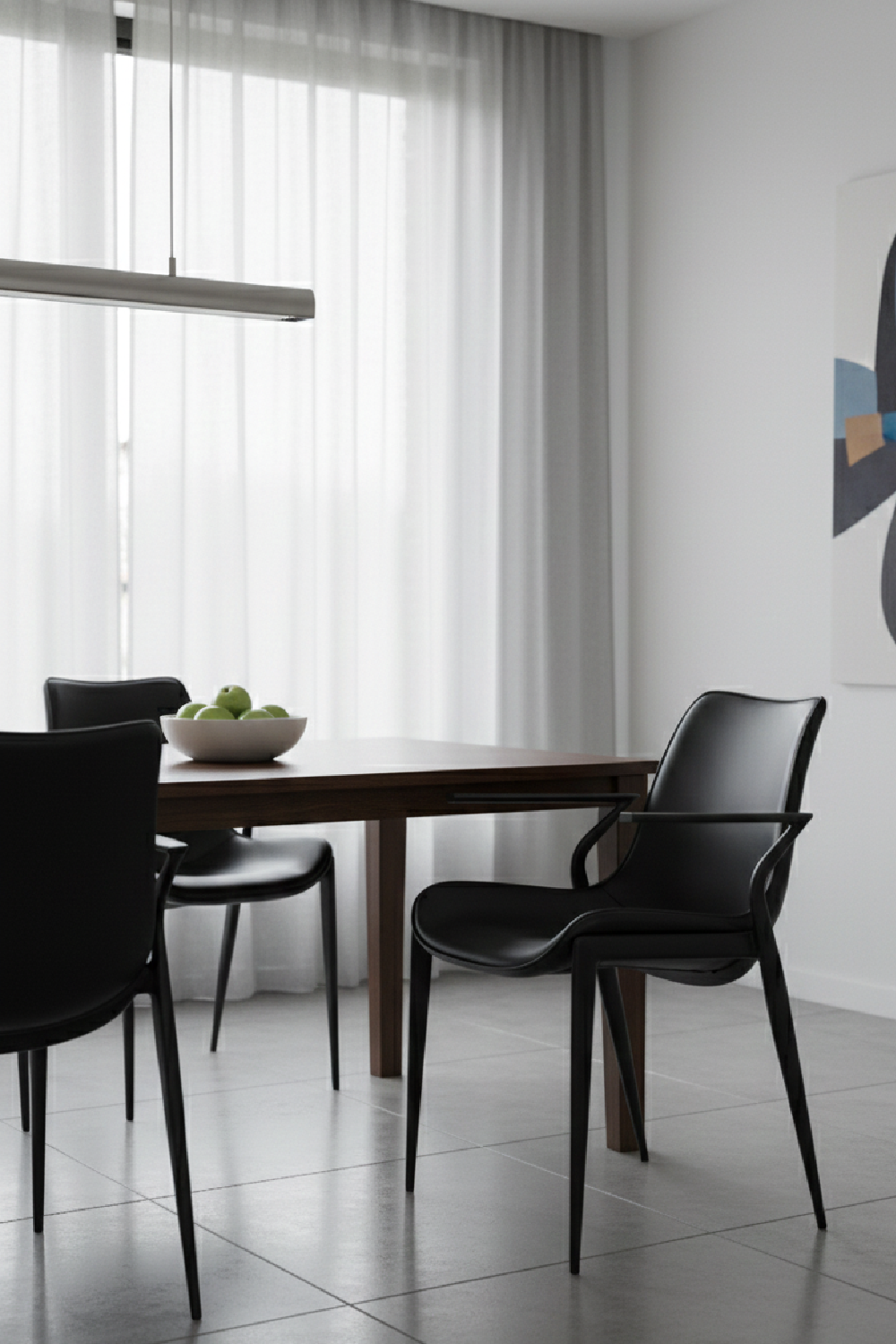 Vegan Leather Dining Chair Set (2) | OROA Modern Osprey | Oroa.com