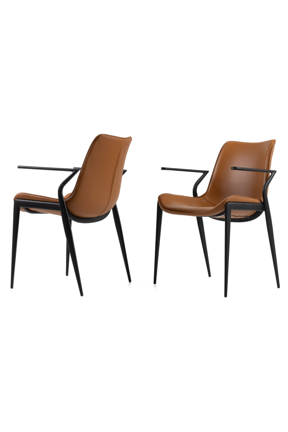 Vegan Leather Dining Chair Set (2) | OROA Modern Osprey | Oroa.com