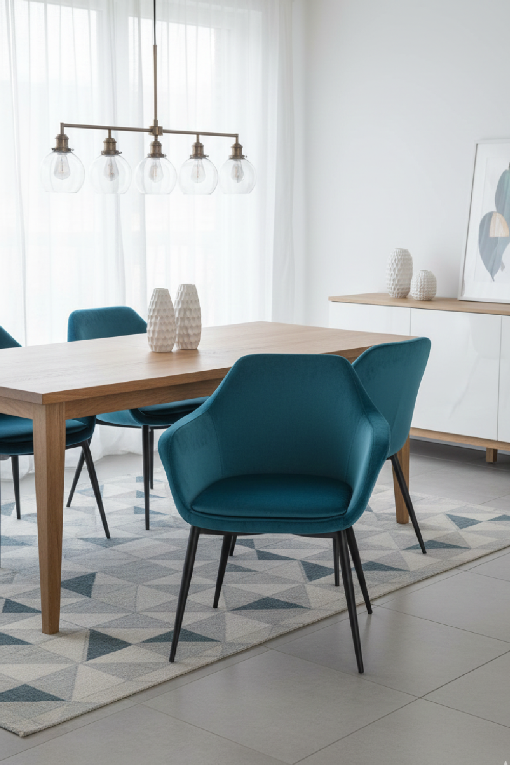 Velvet Dining Armchair | OROA Modern Wilson | Oroa.com