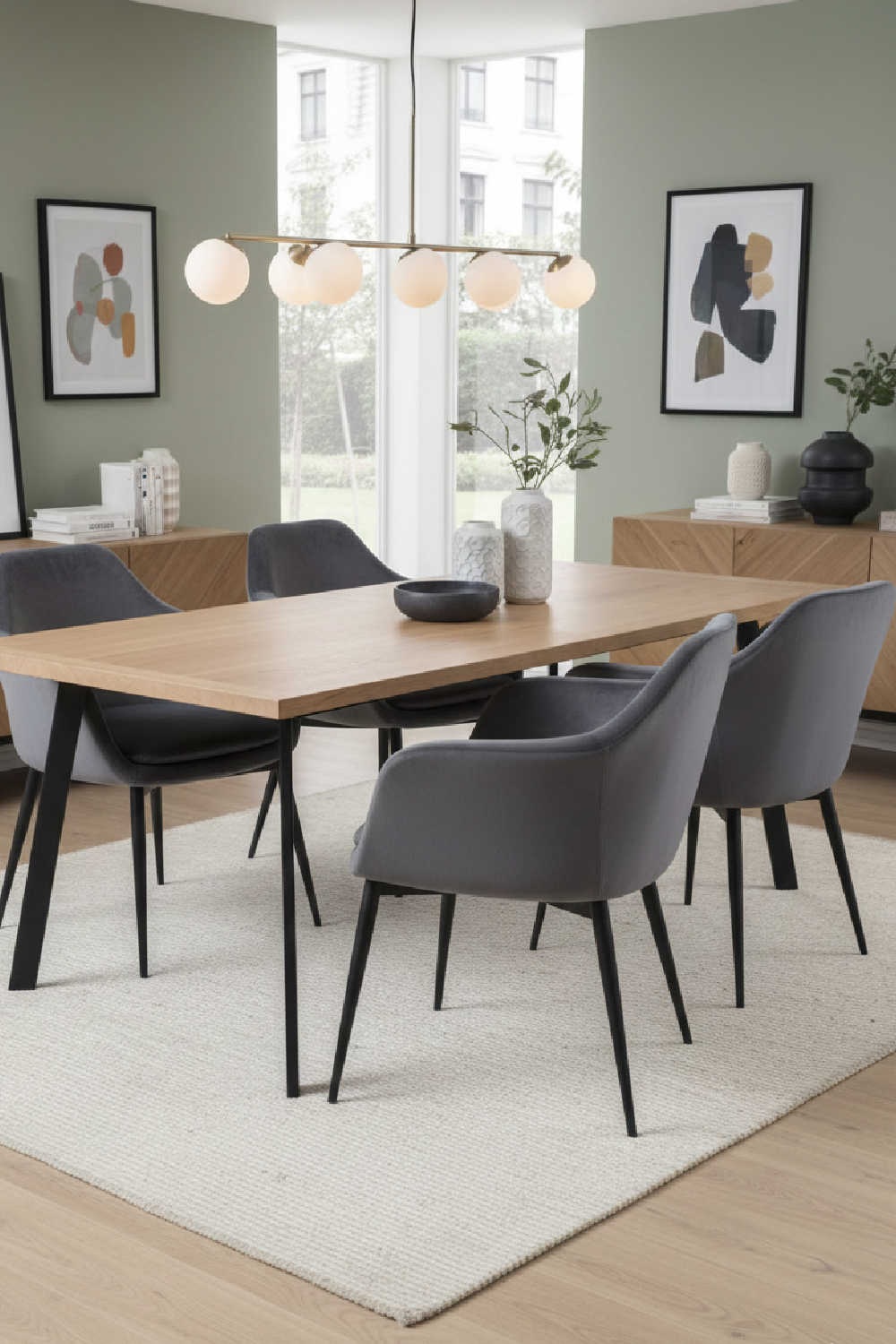Velvet Dining Armchair | OROA Modern Wilson | Oroa.com