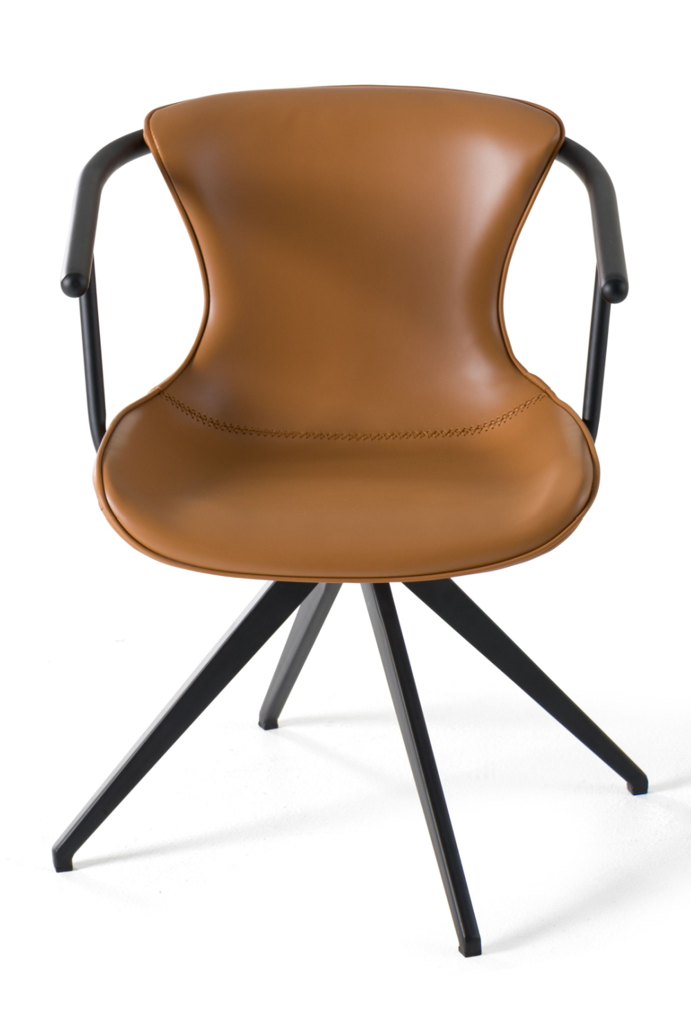 Vegan Leather Swivel Dining Chair | OROA Modern Maureen | Oroa.com