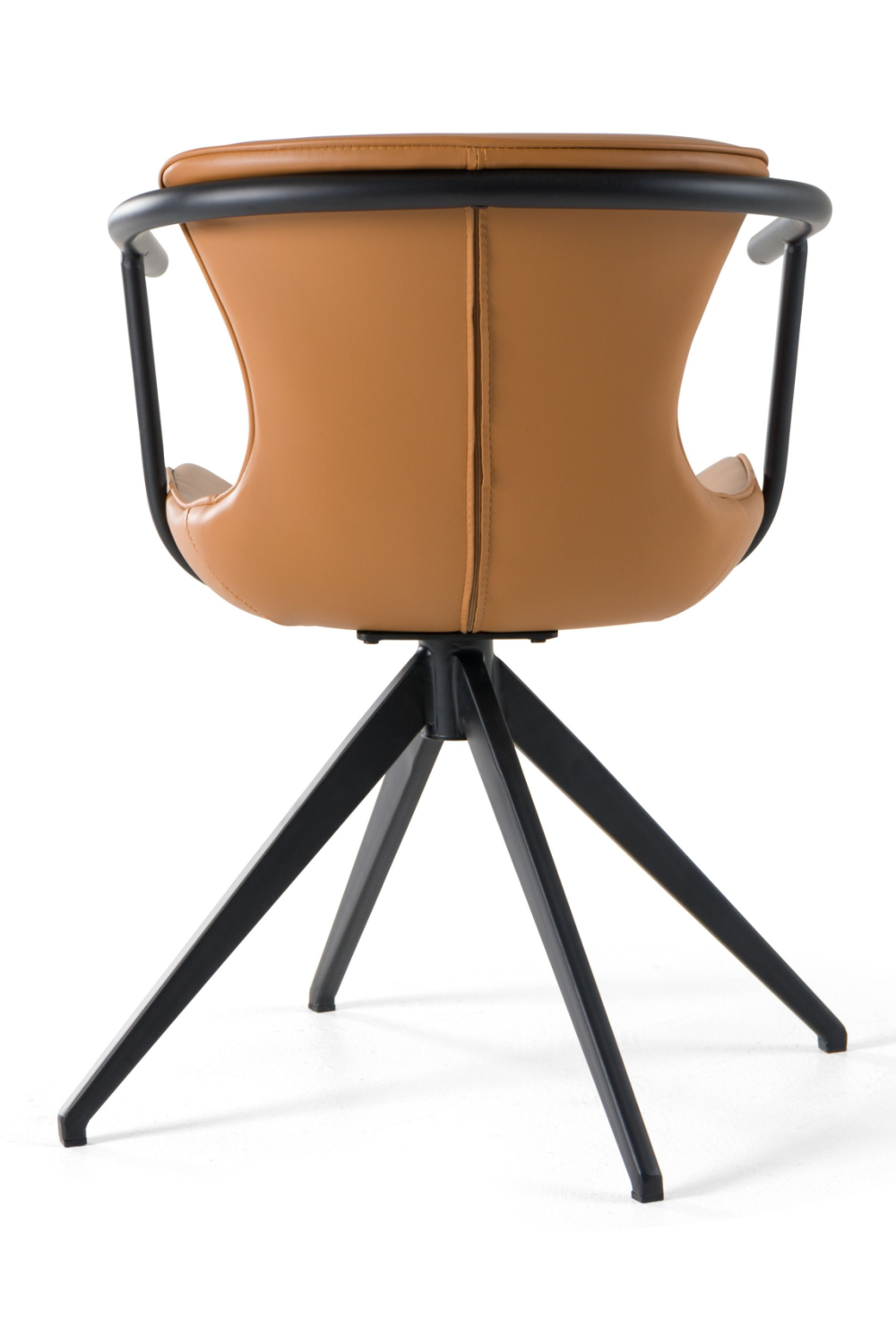 Vegan Leather Swivel Dining Chair | OROA Modern Maureen | Oroa.com