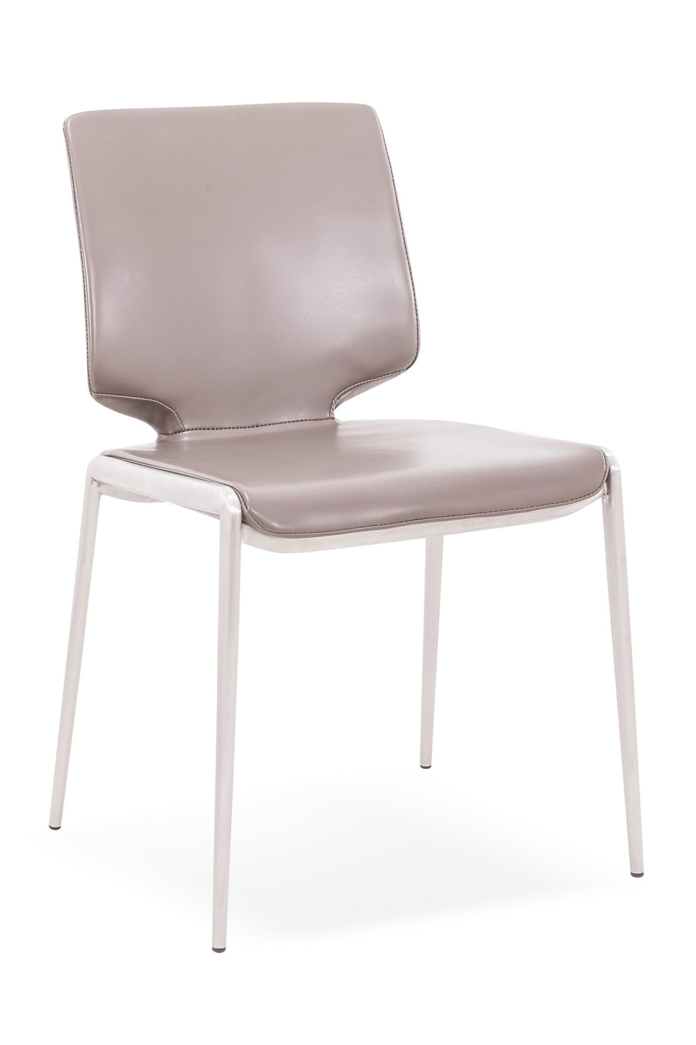 Eco-Leather Stackable Dining Chairs (2) | OROA Modern | Oroa.com