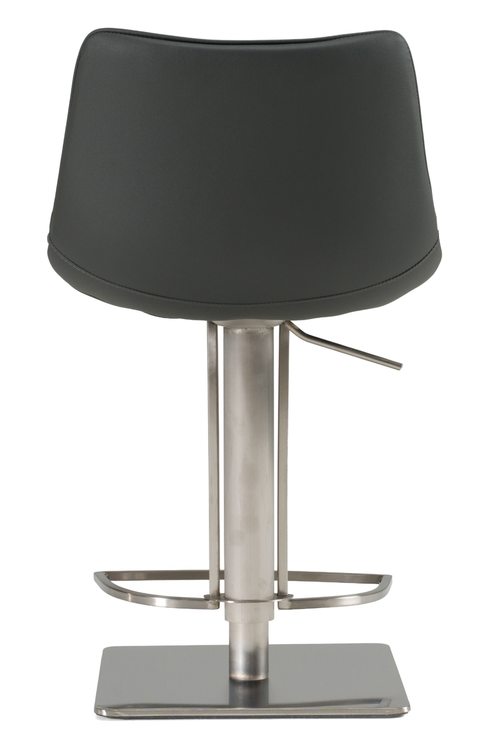 Gray Leatherette Swivel Bar Stool | OROA Modern Manning | Oroa.com