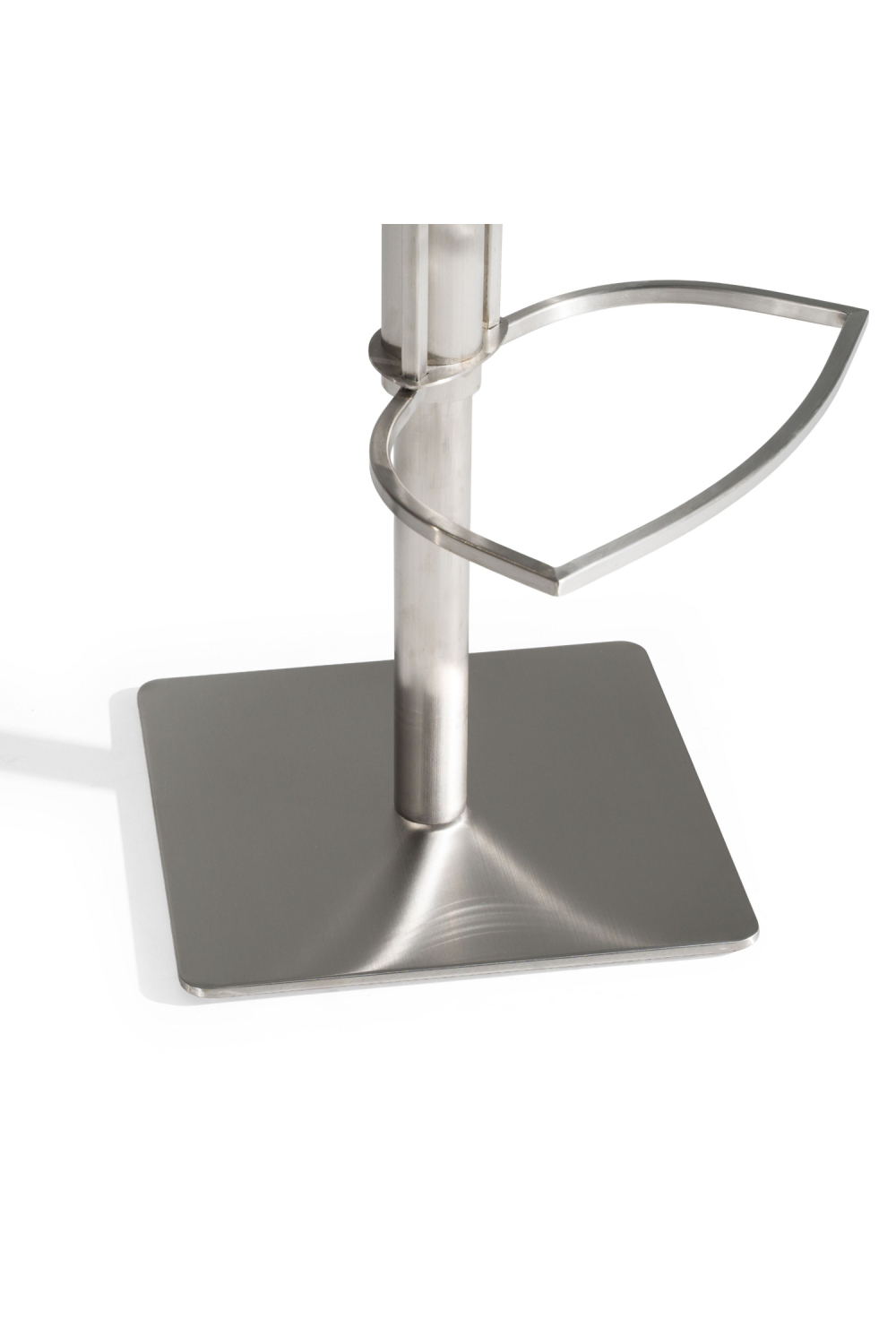 Gray Leatherette Swivel Bar Stool | OROA Modern Manning | Oroa.com