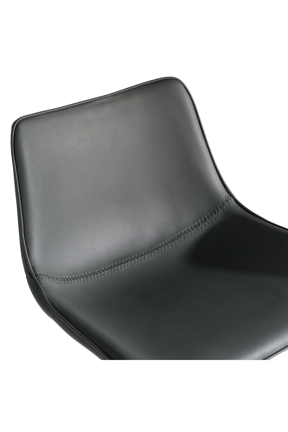Gray Leatherette Swivel Bar Stool | OROA Modern Manning | Oroa.com