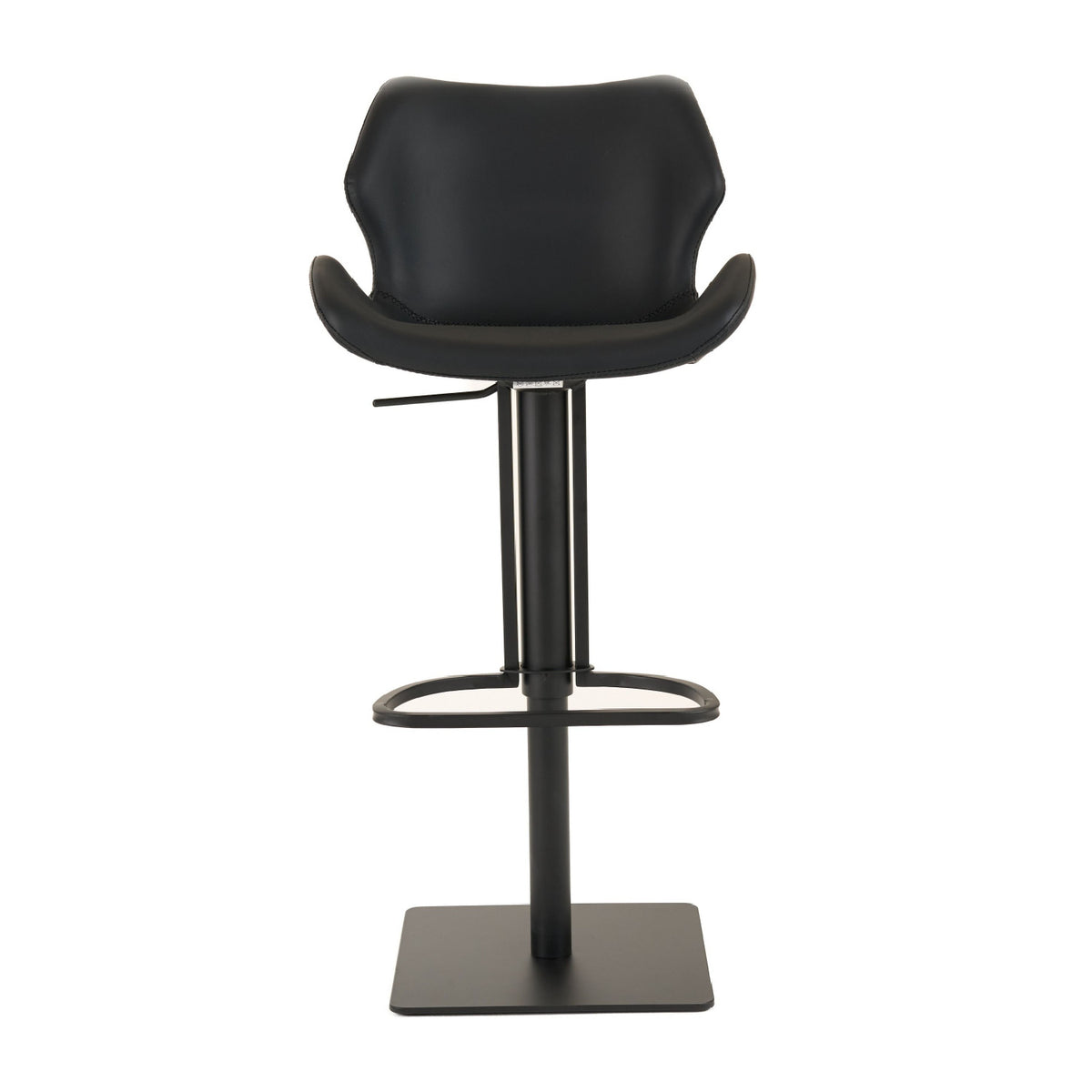 Black Eco-Leather Bar Stool | OROA Modern Jaffee