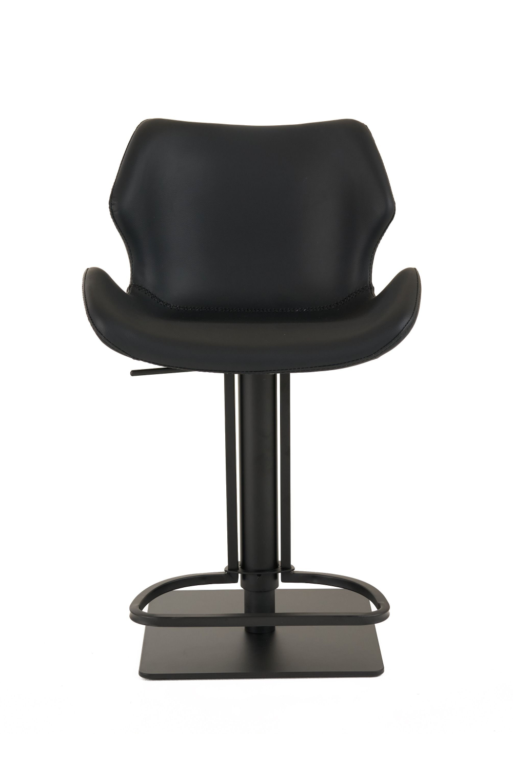 Black Eco-Leather Bar Stool | OROA Modern Jaffee | Oroa.com