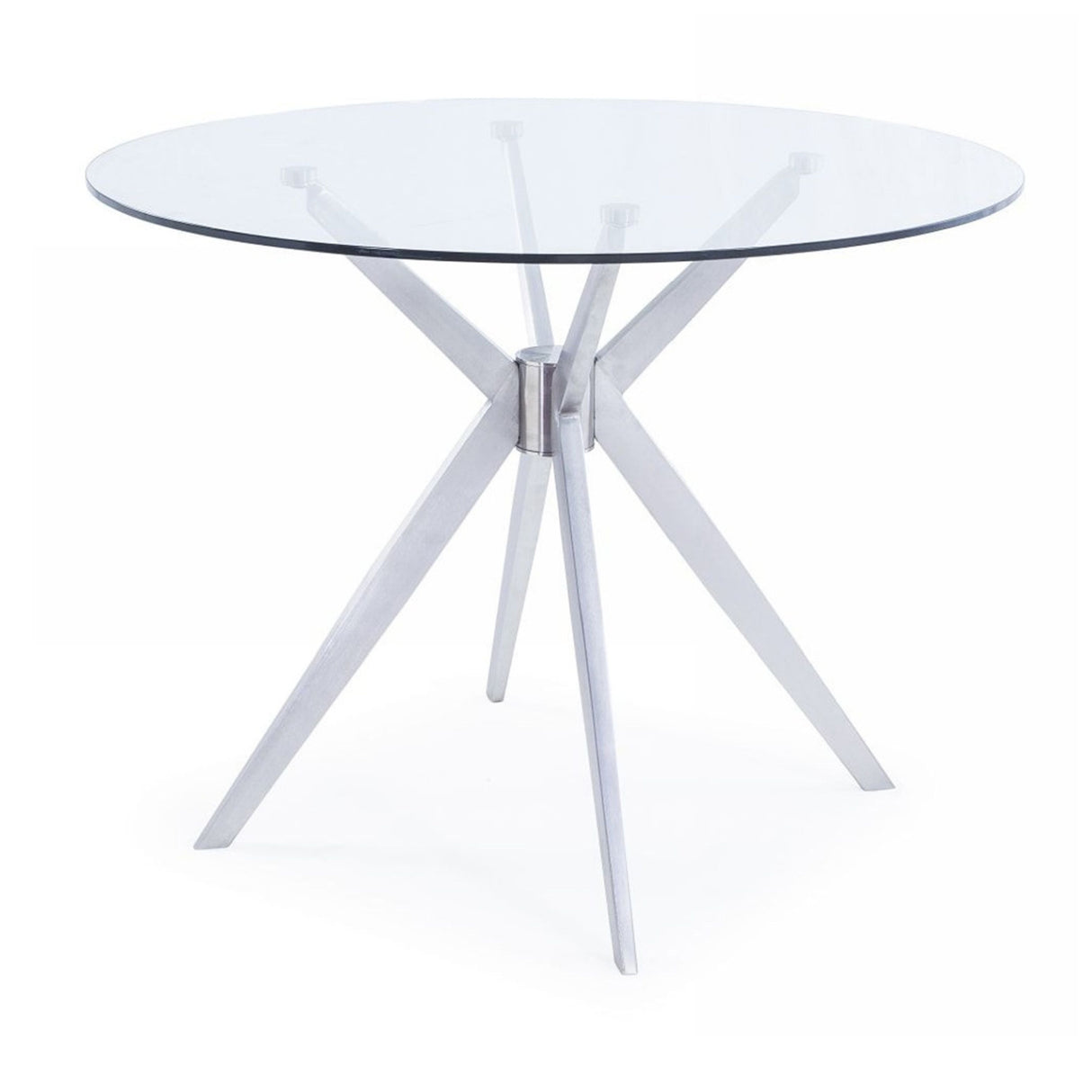 Round Glass Dining Table | OROA Modern Dallas