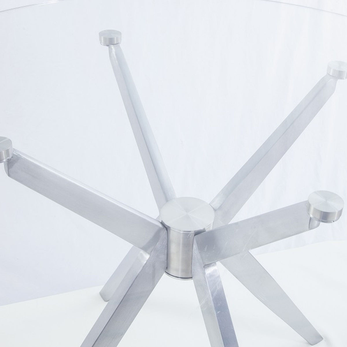 Round Glass Dining Table | OROA Modern Dallas