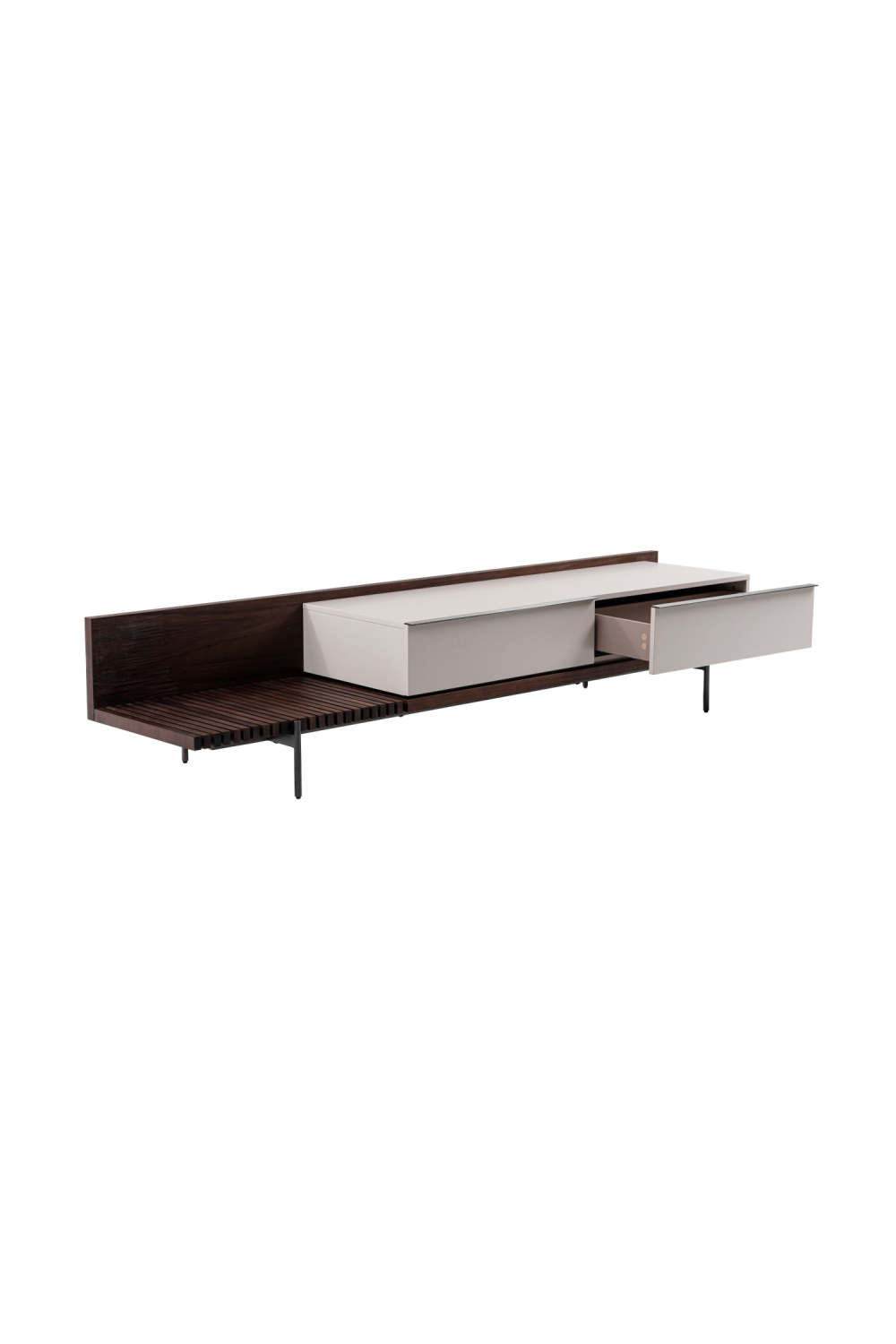 Matte Beige TV Cabinet | Oroa.com
