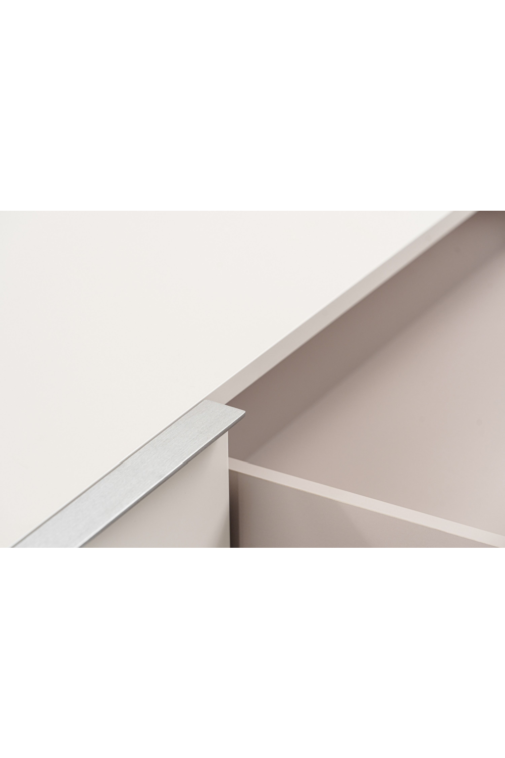 Matte Beige TV Cabinet | OROA Modern Colima | Oroa.com