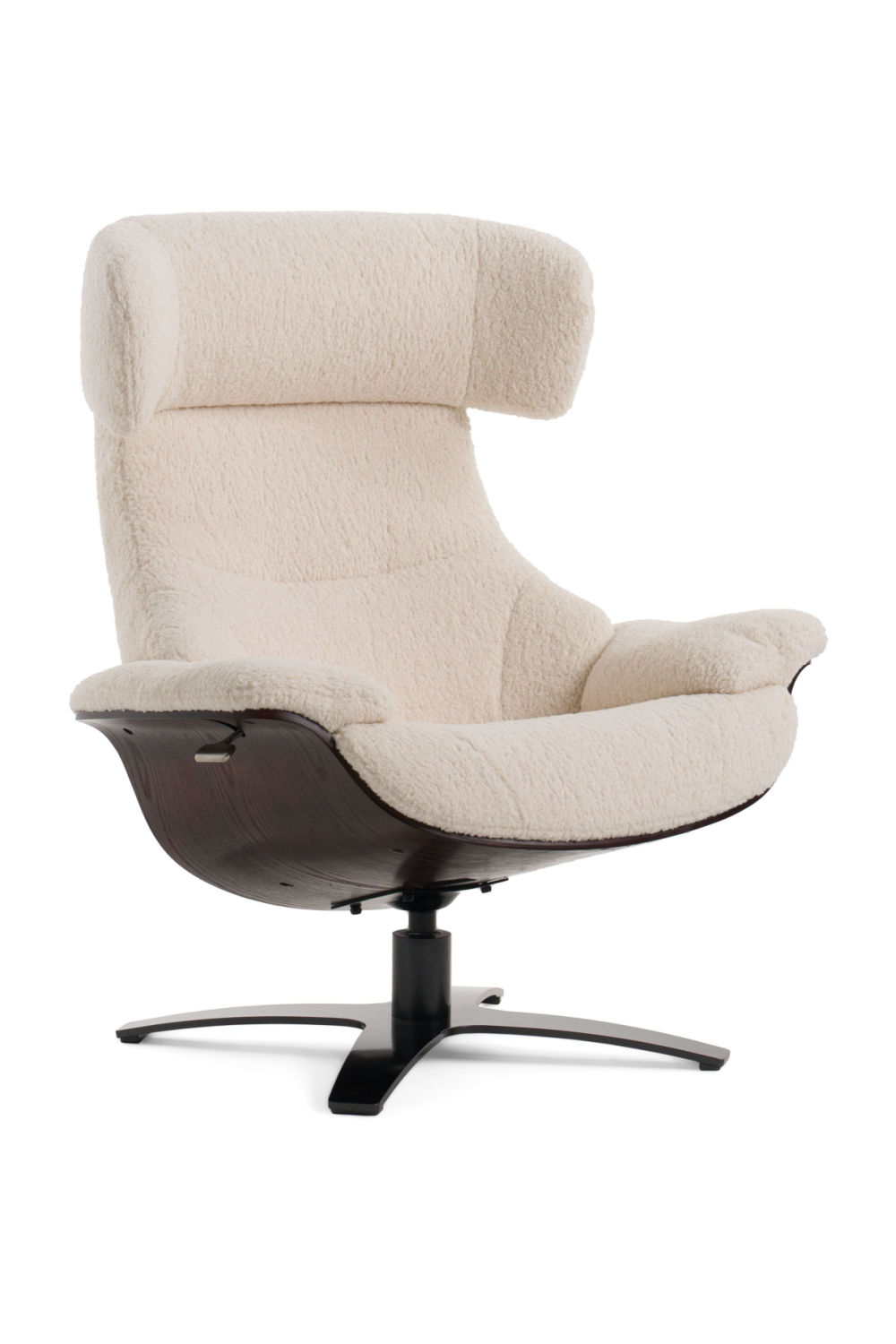 Beige Lounge Chair & Ottoman | Oroa.com