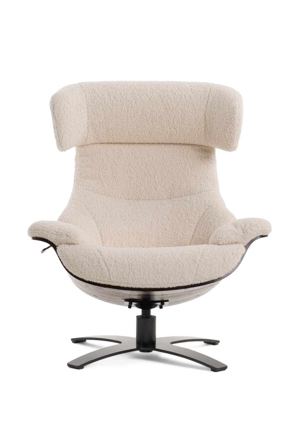 Beige Lounge Chair & Ottoman | Oroa.com