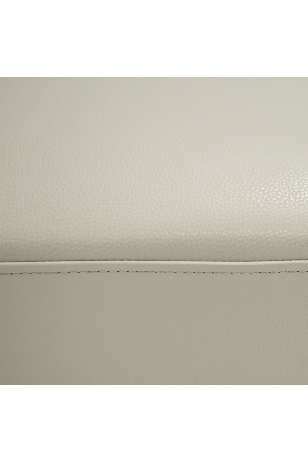 Gray Leather Rectangular Ottoman | OROA Modern Jacoba | Oroa.com