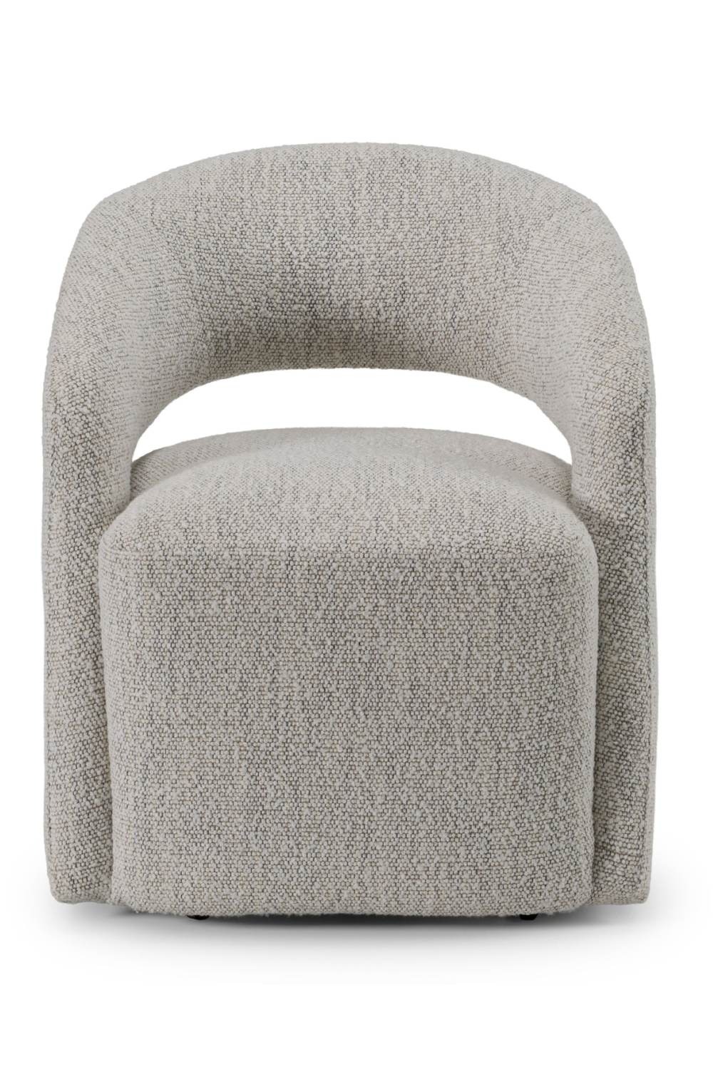 Gray Wheeled Dining Chair | OROA Modern Kadoka | Oroa.com