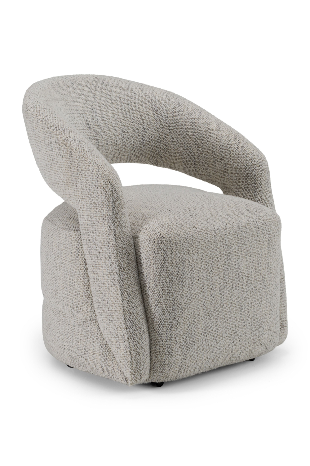Gray Wheeled Dining Chair | Oroa.com