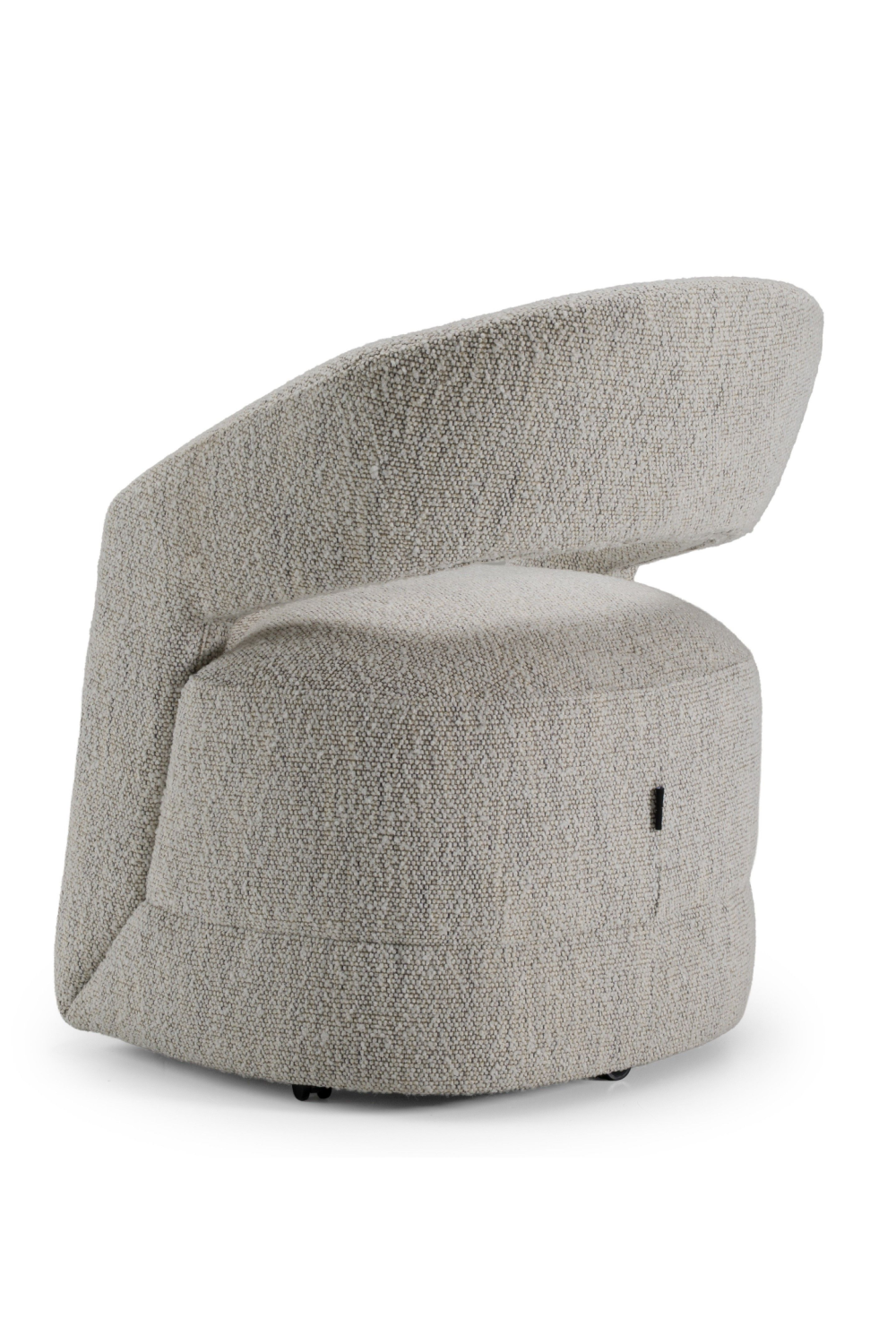 Gray Wheeled Dining Chair | OROA Modern Kadoka | Oroa.com