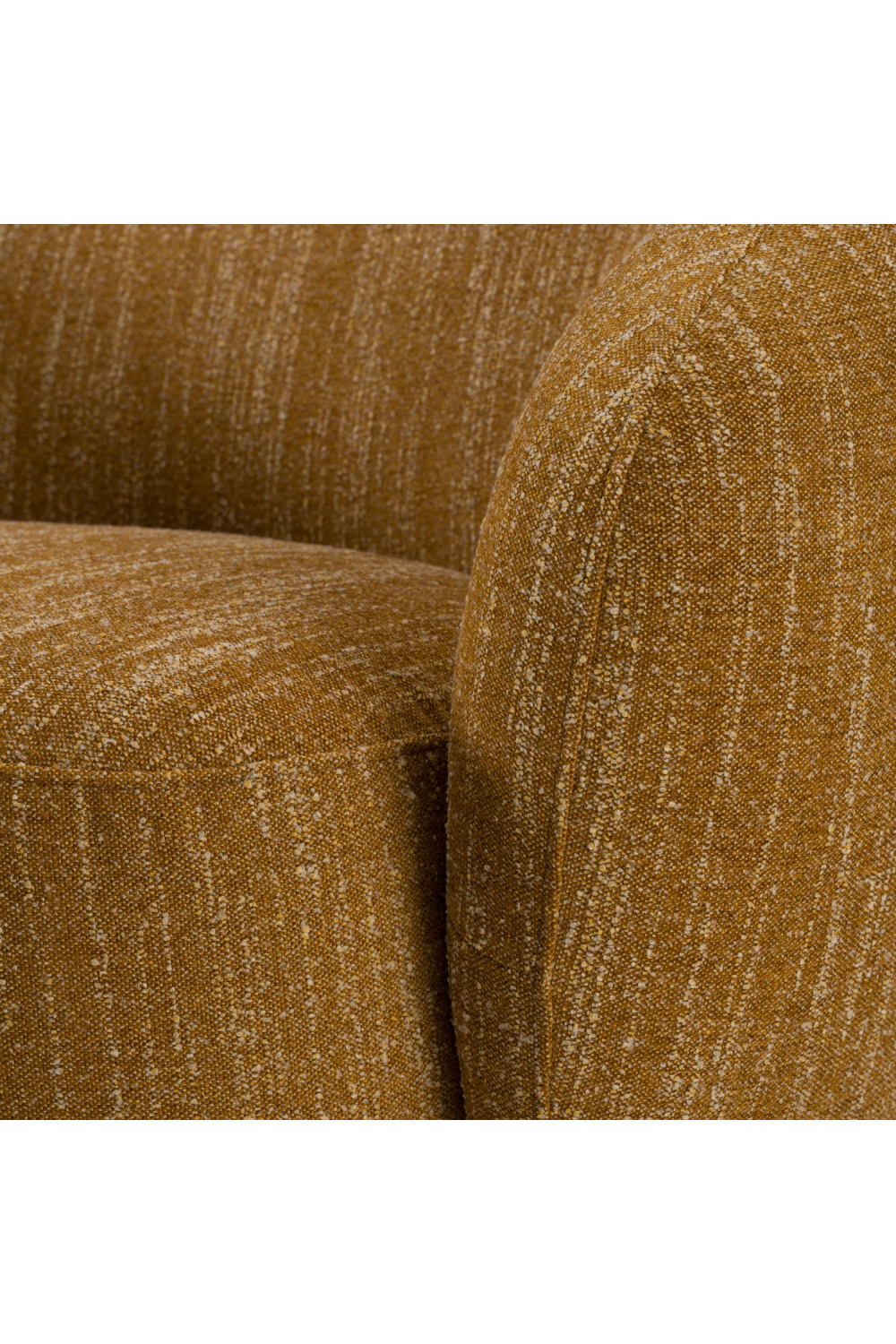 Yellow Curved Swivel Chair | OROA Modern Norris | Oroa.com