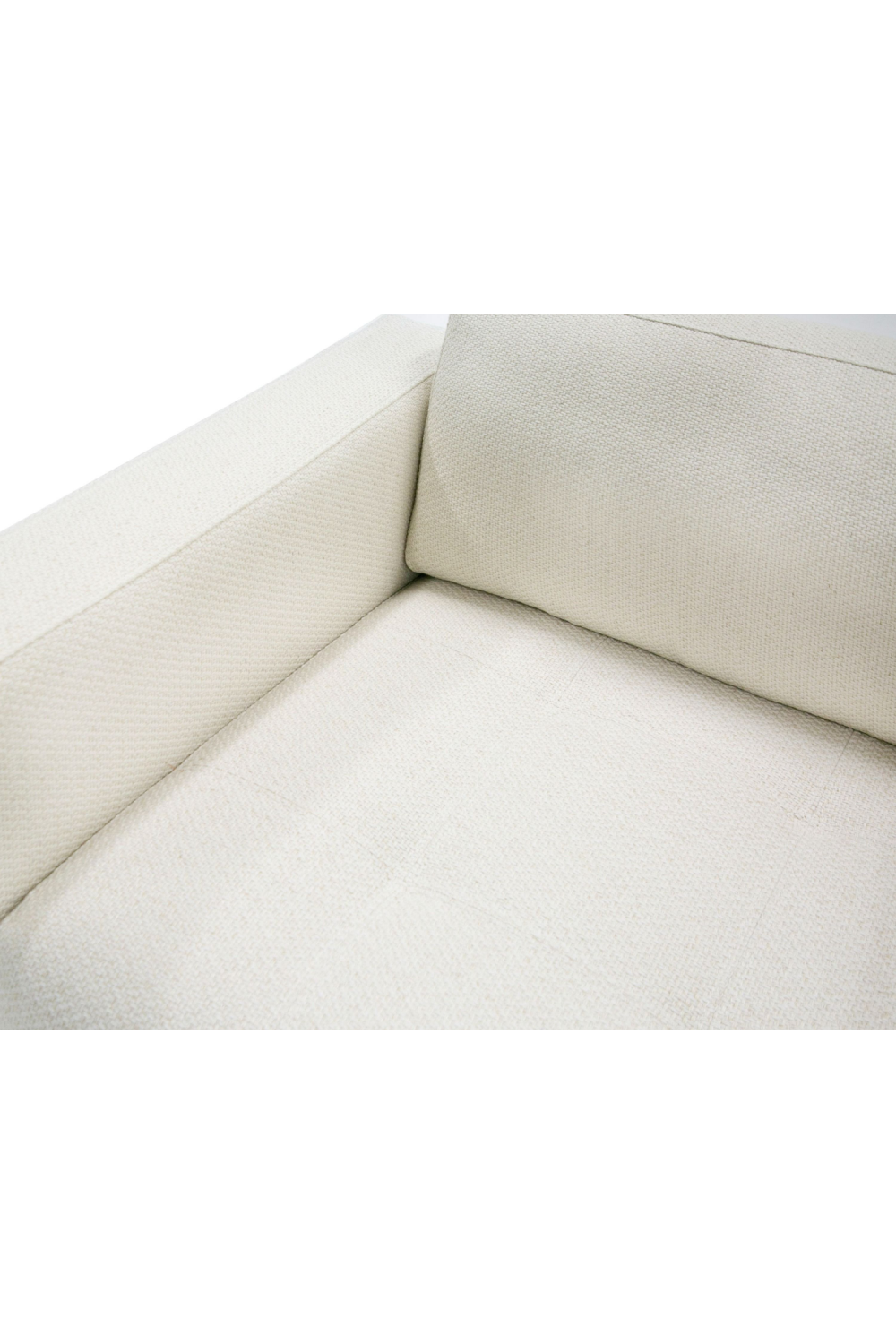 White Square-Armed Lounge Chair | OROA Modern Schmidt | Oroa.com
