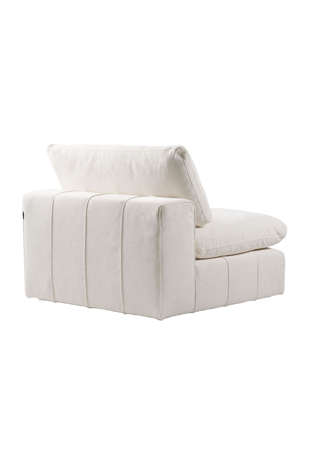 White Armless Modular Sofa | OROA Modern Vicki | Oroa.com