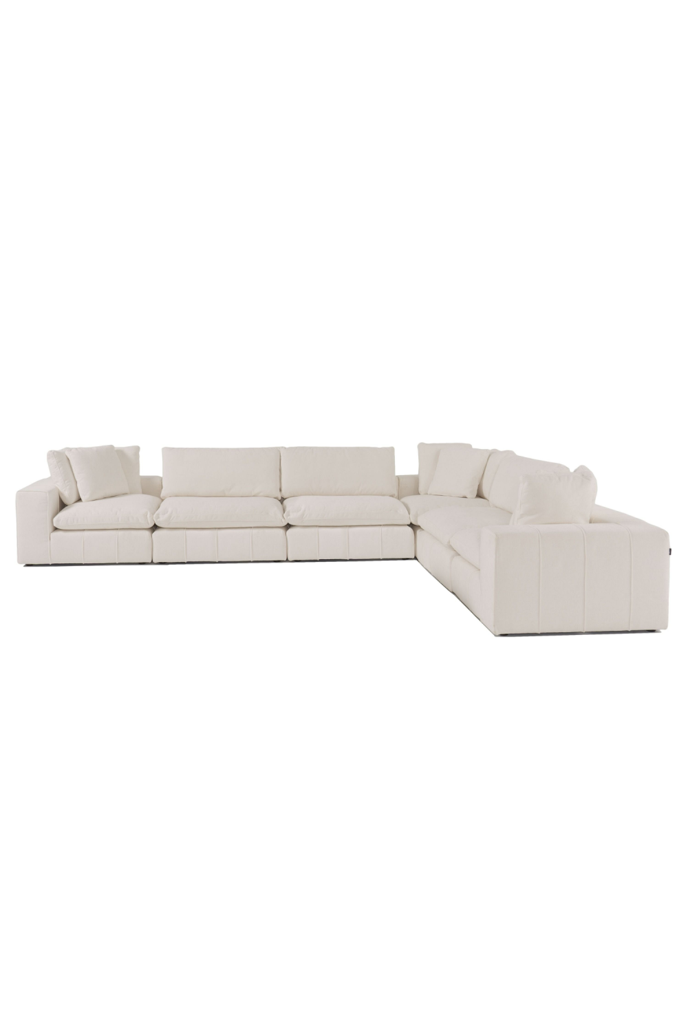 White Armless Modular Sofa | OROA Modern Vicki | Oroa.com
